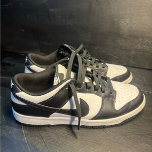 Nike Black and White Men's Shoes Panda Dunk